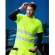 Tricou cu maneca scurta HiVis reflectorizant, calitate premium PW3 [T181] Galben fosforescent