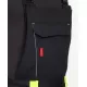 Salopeta cu pieptar calitate premium tercot kanvas 270g/m2 Neon Negru si galben Salopeta cu pieptar calitate premium tercot kanvas 270g/m2 Neon Negru si galben