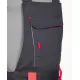 Salopeta cu pieptar calitate premium tercot kanvas 270g/m2 Neon Gri cu rosu Salopeta cu pieptar calitate premium tercot kanvas 270g/m2 Neon Gri cu rosu