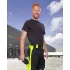 Pantaloni de lucru calitate premium, tercot kanvas 270g/m2 Neon Negru si galben