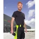 Pantaloni de lucru calitate premium, tercot kanvas 270g/m2 Neon Negru si galben Pantaloni de lucru calitate premium, tercot kanvas 270g/m2 Neon Negru si galben