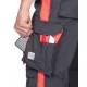 Pantaloni de lucru calitate premium, tercot kanvas 270g/m2 Neon Gri si rosu Pantaloni de lucru calitate premium, tercot kanvas 270g/m2 Neon Gri si rosu