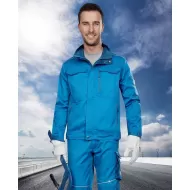 Jacheta de lucru vara calitate excelenta, tercot 200g/m2, Summer, Albastru deschis