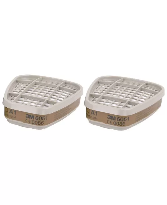Filtre  A1 pentru vapori organici 3M 6051 Gri Filtre  A1 pentru vapori organici 3M 6051 Gri