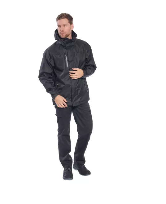 Jacheta de protectie impermeabila, colectia Extreme Rainwear, Negru Jacheta de protectie impermeabila, colectia Extreme Rainwear, Negru