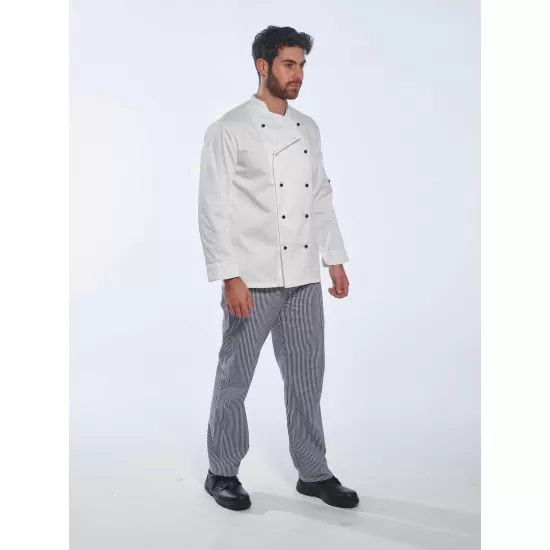 Tunica bucatari, nasturi reversibili, Alb Tunica bucatari, nasturi reversibili, Alb