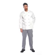 Tunica bucatari, nasturi reversibili, Alb Tunica bucatari, nasturi reversibili, Alb