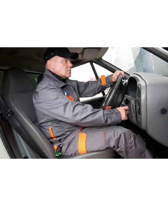 Jacheta de lucru Texo Contrast, tercot 245g/m2 [TX10] Bleumarin