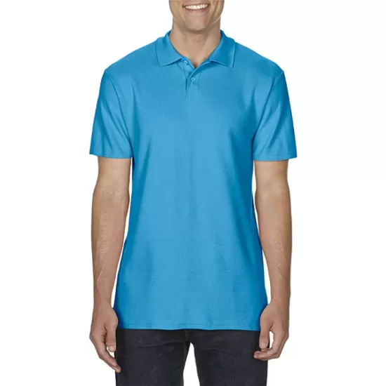 Tricou polo bumbac, Gildan 177g/m2, Albastru safir Tricou polo bumbac, Gildan 177g/m2, Albastru safir
