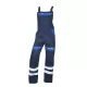 Salopeta cu pieptar Cool Trend Reflex dungi reflectorizante, bumbac 260g/m2 bleumarin Salopeta cu pieptar Cool Trend Reflex dungi reflectorizante, bumbac 260g/m2 bleumarin