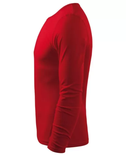 Tricou slimfit maneca lunga barbati, bumbac 160g/m2 LS 119 Malfini, Rosu Tricou slimfit maneca lunga barbati, bumbac 160g/m2 LS 119 Malfini, Rosu
