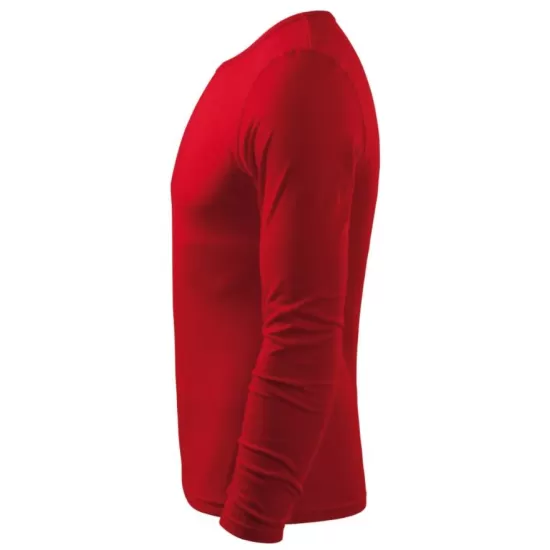 Tricou slimfit maneca lunga barbati, bumbac 160g/m2 LS 119 Malfini, Rosu Tricou slimfit maneca lunga barbati, bumbac 160g/m2 LS 119 Malfini, Rosu