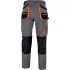Pantaloni de lucru Carl, tercot 235g/m2, Gri cu portocaliu