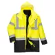 Jacheta vatuita reflectorizanta 5 in 1, inalta vizibilitate best seller, Galben si negru Jacheta vatuita reflectorizanta 5 in 1, inalta vizibilitate best seller, Galben si negru