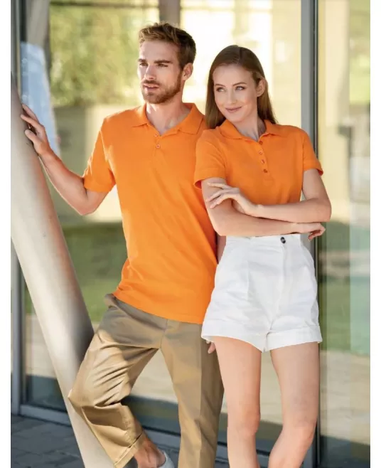 Tricou polo  bumbac 170g/m2, Malfini Cotton  Portocaliu