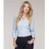 Camasa business slimfit femei, Albastru deschis