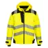 Jacheta de ploaie premium HiVis, Galben-negru