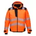 Jacheta de ploaie premium HiVis, Portocaliu -negru
