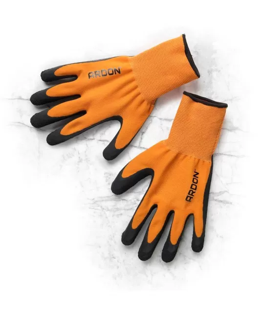 Manusi de protectie mecanica, imersate in latex