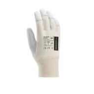 Manusi de protectie din piele de capra, manseta tricotata Manusi de protectie din piele de capra, manseta tricotata