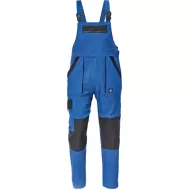 Salopeta cu pieptar bumbac 260g/m2, Max Neo Albastru