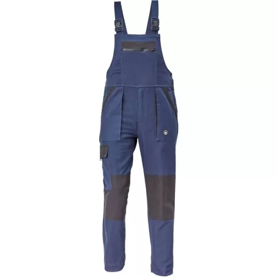 Salopeta cu pieptar bumbac 260g/m2, Max Neo Bleumarin Salopeta cu pieptar bumbac 260g/m2, Max Neo Bleumarin