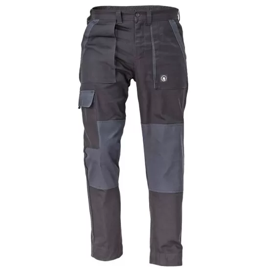 Pantaloni de lucru bumbac 260g/m2 Max Neo Negru cu gri Pantaloni de lucru bumbac 260g/m2 Max Neo Negru cu gri