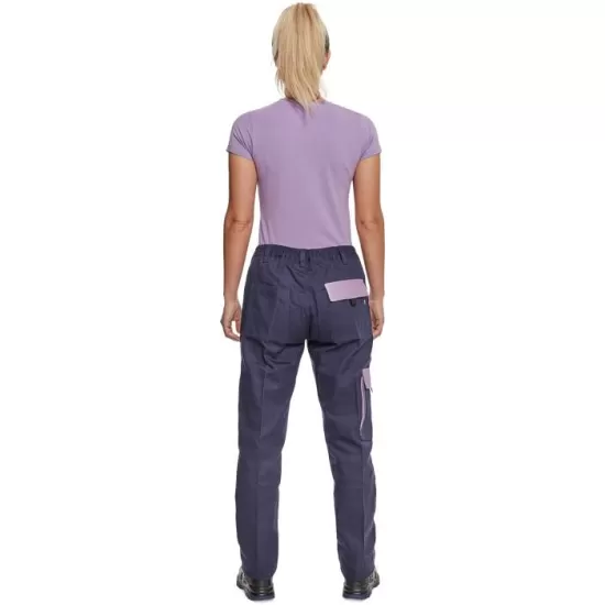 Pantaloni de lucru pentru femei, bleumarin cu mov, colectia Max Neo Pantaloni de lucru pentru femei, bleumarin cu mov, colectia Max Neo