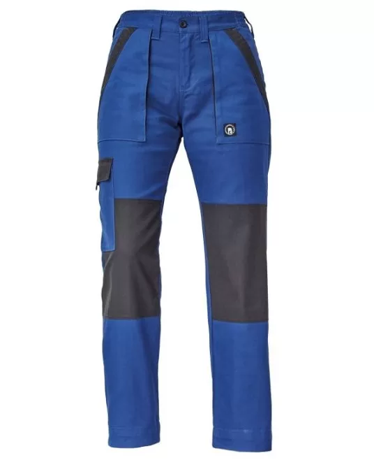 Pantaloni de lucru pentru femei, albastru cu negru, colectia Max Neo