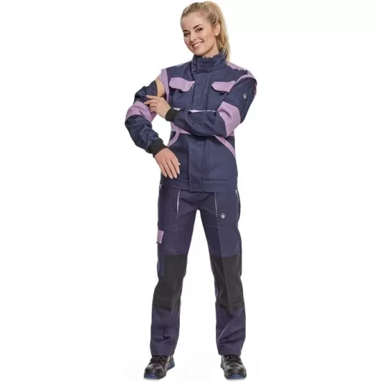 Jacheta de lucru cu maneci detasabile, model special pentru femei, bleumarin cu mov, colectia Max Neo Violet Jacheta de lucru cu maneci detasabile, model special pentru femei, bleumarin cu mov, colectia Max Neo Violet