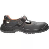 Sandale de protectie  S1P, bombeu si lamela metalice Negru