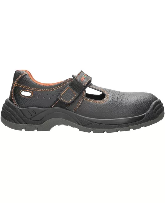 Sandale de protectie  S1P, bombeu si lamela metalice Negru Sandale de protectie  S1P, bombeu si lamela metalice Negru