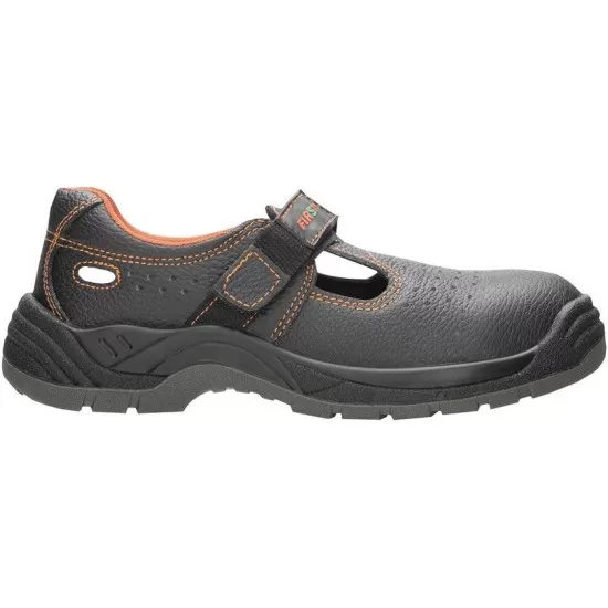 Sandale de protectie S1P, bombeu si lamela metalice Negru Sandale de protectie S1P, bombeu si lamela metalice Negru