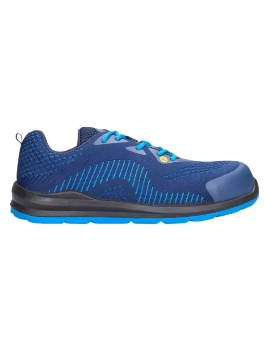 Pantofi de protectie sport cu bombeu compozit S1P ESD Albastru Pantofi de protectie sport cu bombeu compozit S1P ESD Albastru