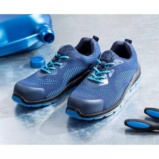 Pantofi de protectie sport cu bombeu compozit S1P ESD Albastru Pantofi de protectie sport cu bombeu compozit S1P ESD Albastru