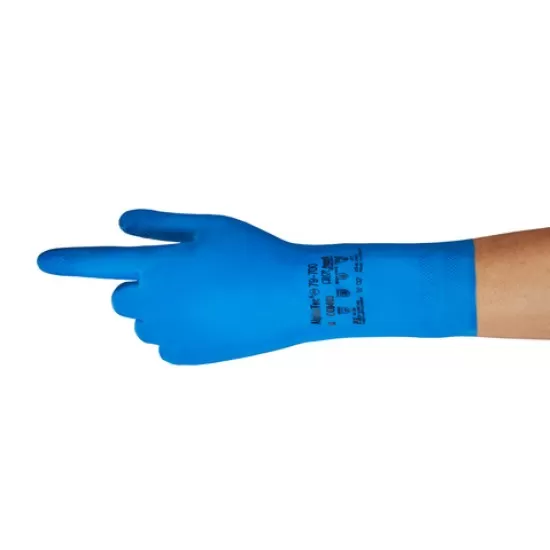 Manusi reutilizabile nitril industria alimentara Ansell Aphatec 79-700, Albastru Manusi reutilizabile nitril industria alimentara Ansell Aphatec 79-700, Albastru