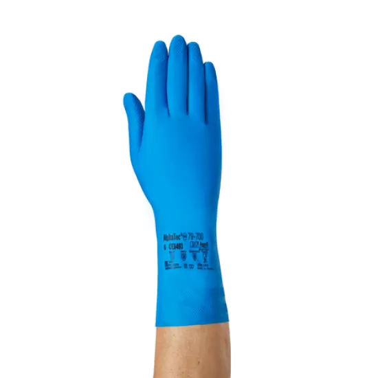 Manusi reutilizabile nitril industria alimentara Ansell Aphatec 79-700, Albastru Manusi reutilizabile nitril industria alimentara Ansell Aphatec 79-700, Albastru