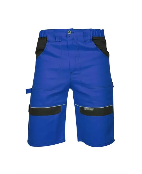 Pantaloni scurti de lucru, bumbac albastru Pantaloni scurti de lucru, bumbac albastru
