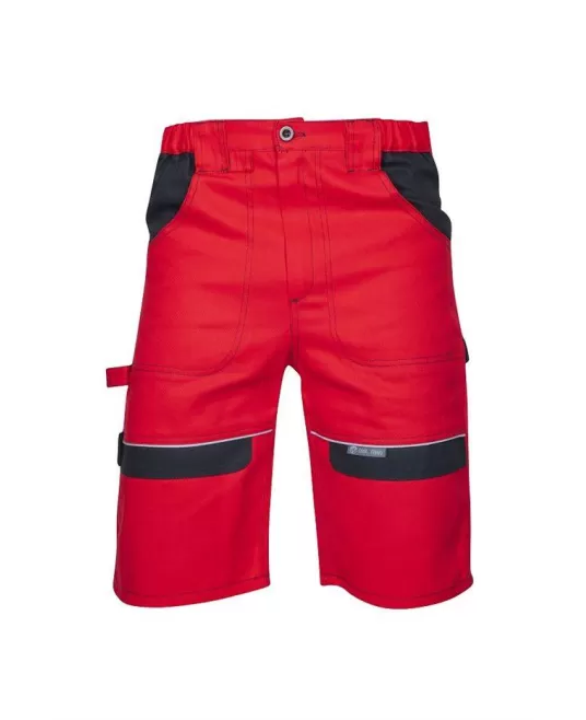 Pantaloni scurti de lucru, bumbac rosu Pantaloni scurti de lucru, bumbac rosu
