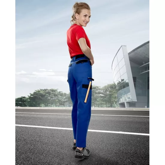 Pantaloni de lucru femei, albastru Pantaloni de lucru femei, albastru