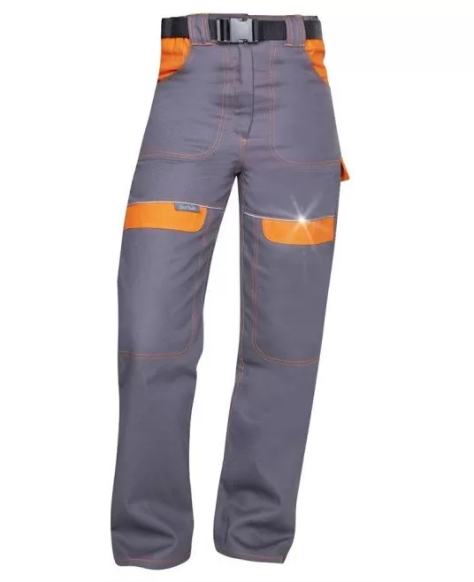 Pantaloni de lucru femei, gri portocaliu Gri si Portocaliu