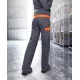Pantaloni de lucru femei, gri portocaliu Gri si Portocaliu Pantaloni de lucru femei, gri portocaliu Gri si Portocaliu