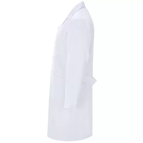 Halat alb pentru barbati, tercot 195g/m2 Halat alb pentru barbati, tercot 195g/m2
