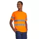 Tricou reflectorizant cu maneca scurta, 130g/mp Portocaliu Tricou reflectorizant cu maneca scurta, 130g/mp Portocaliu