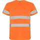 Tricou reflectorizant cu maneca scurta, 130g/mp Portocaliu Tricou reflectorizant cu maneca scurta, 130g/mp Portocaliu