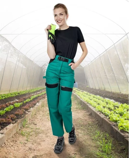Pantaloni de lucru femei, verde