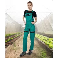 Salopeta cu pieptar femei, verde Salopeta cu pieptar femei, verde