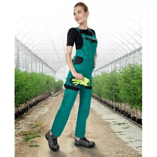 Salopeta cu pieptar femei, verde Salopeta cu pieptar femei, verde