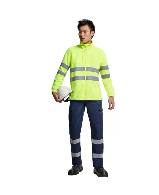 Jacheta fleece HiVis, 300g/m2 galben neon