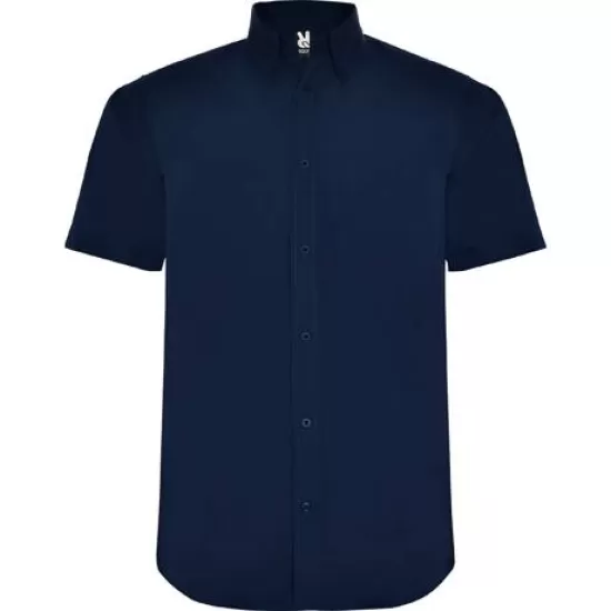 Camasa maneca scurta barbati,130g/mp Bleumarin Camasa maneca scurta barbati,130g/mp Bleumarin